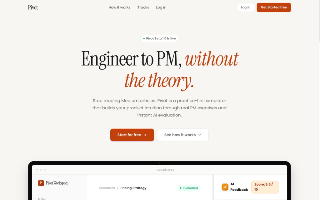 Pivot screenshot